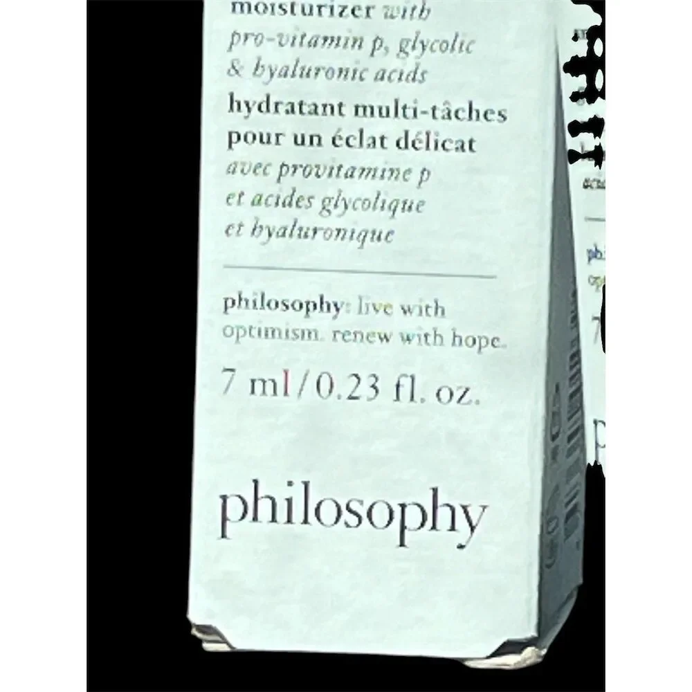 Philosophy Hope in a Jar Smooth-Glow Face Moisturizer Sample 7ml​
